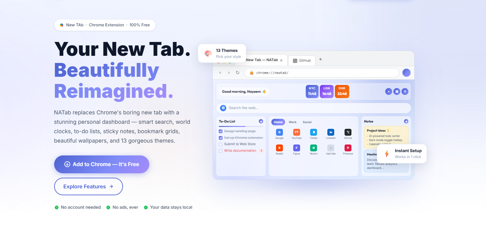 NATab - Free Developer Utility Tool